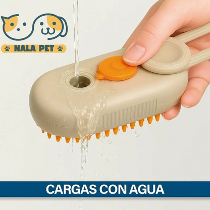 Peine a vapor para mascotas recargable