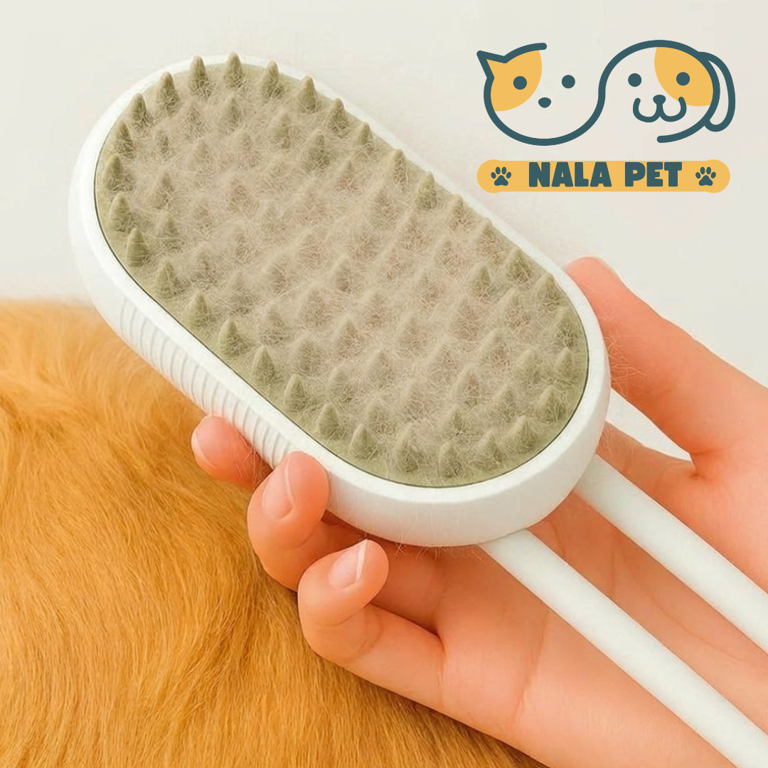 Peine a vapor para mascotas recargable