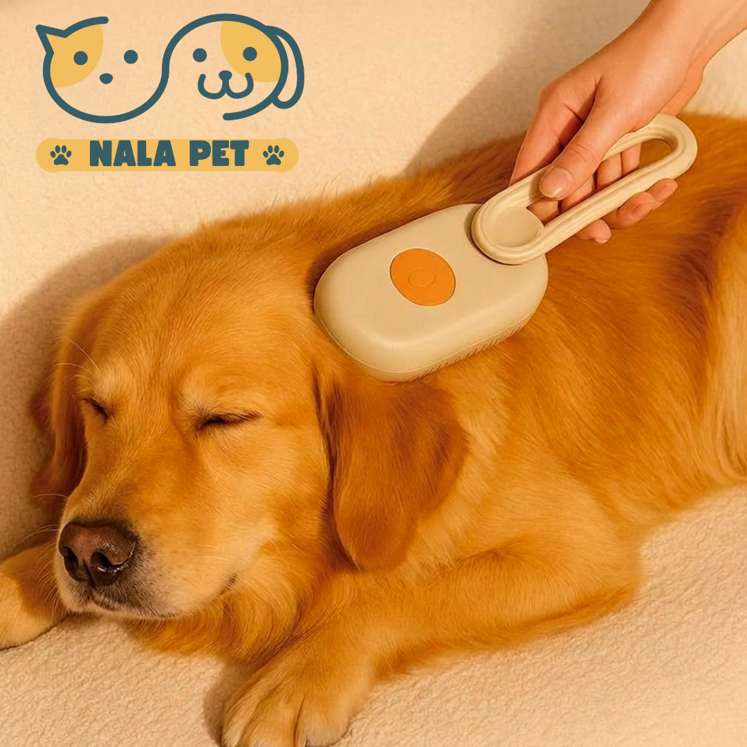 Peine a vapor para mascotas recargable